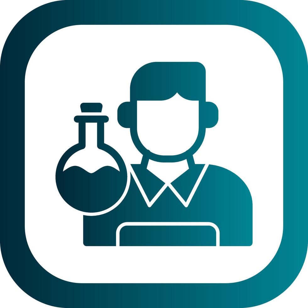 Scientist Vector Icon Design