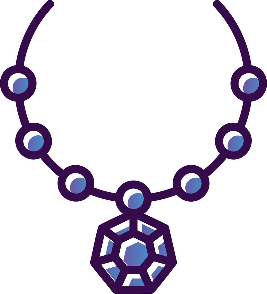 Necklace Vector Icon Design