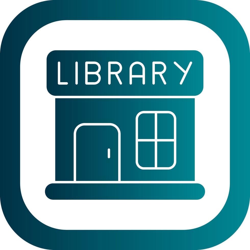 Library Vector Icon Design