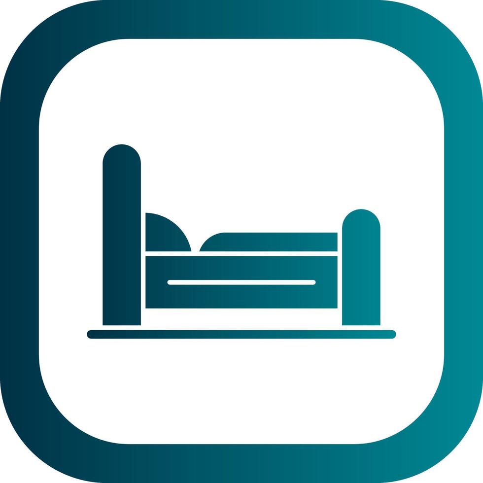 Bed Vector Icon Design