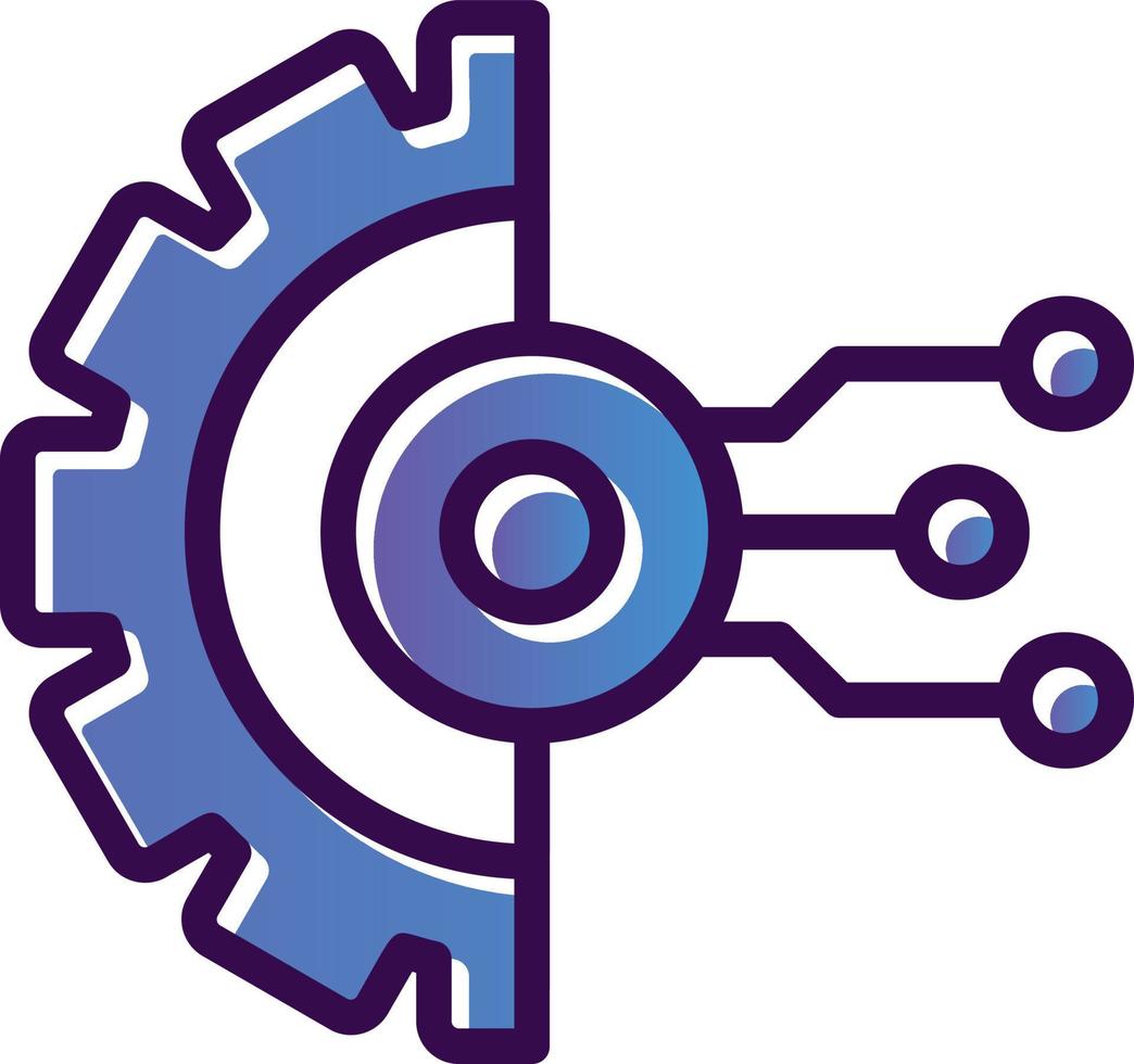 Digital Transformation Vector Icon Design