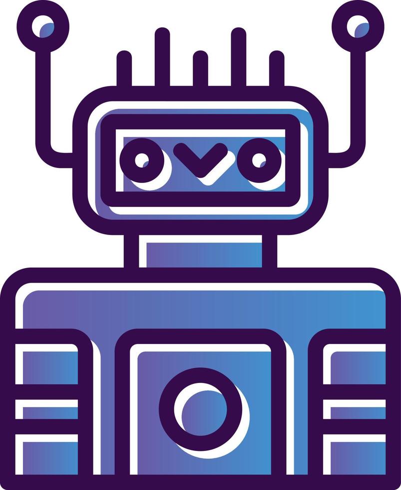 Robot Vector Icon Design