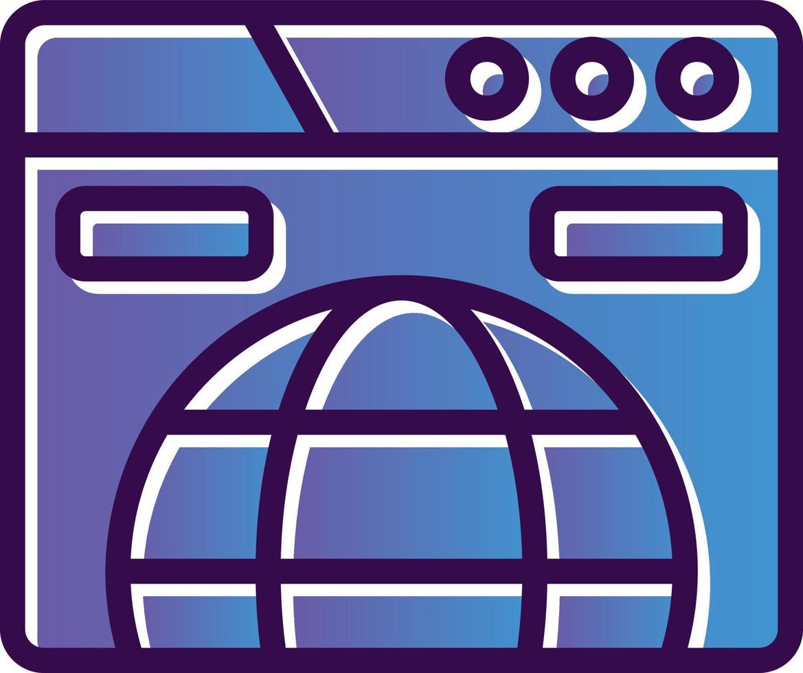 Online Presence Vector Icon Design
