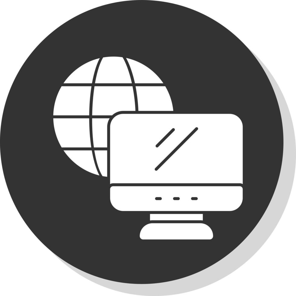 Remote Working Vector Icon