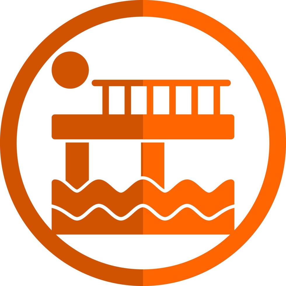 Pier Vector Icon Design