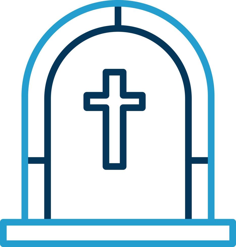 diseño de icono de vector funerario