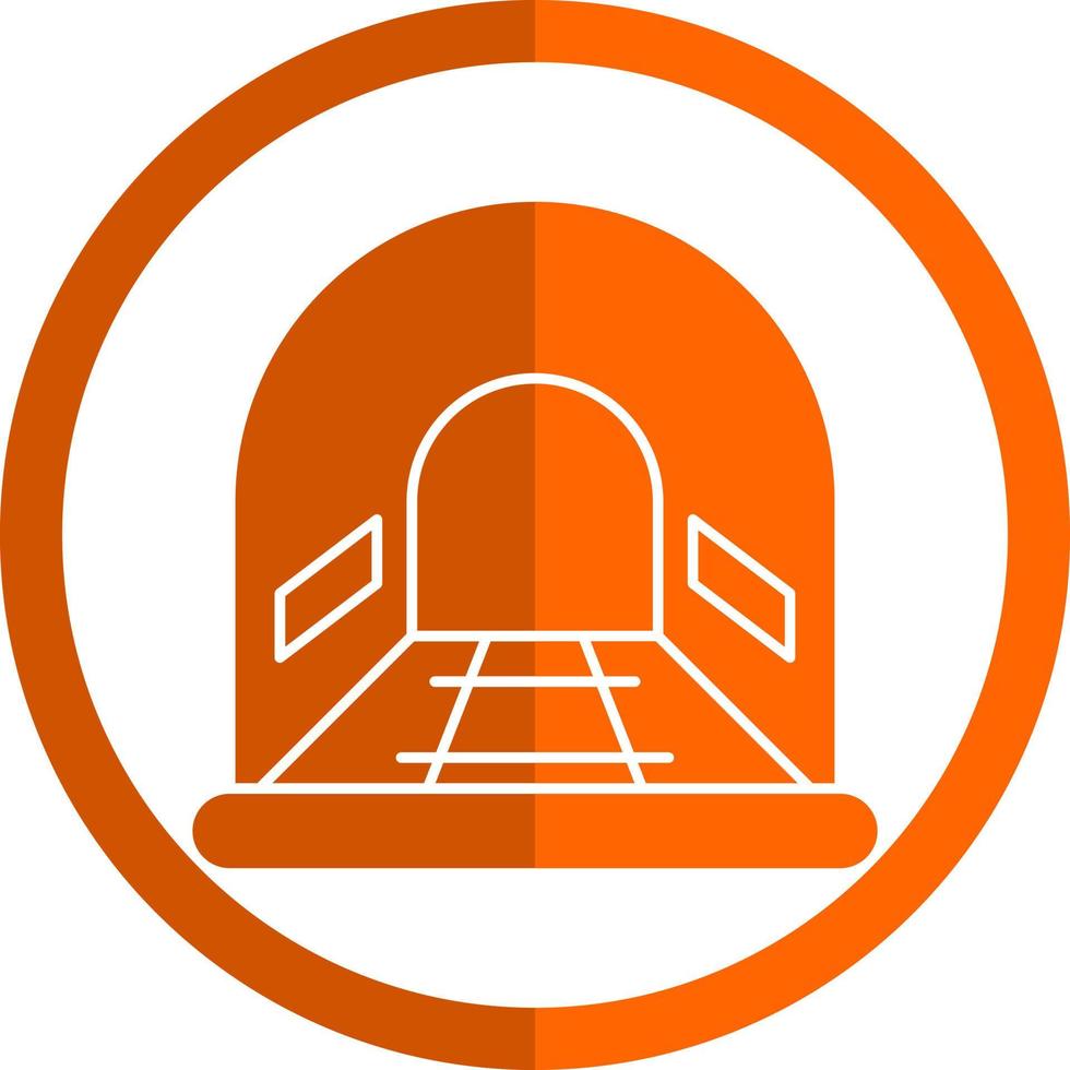 diseño de icono de vector de túnel