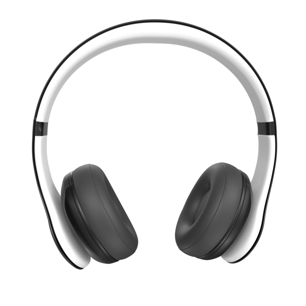 headphones isolated on transparent background png