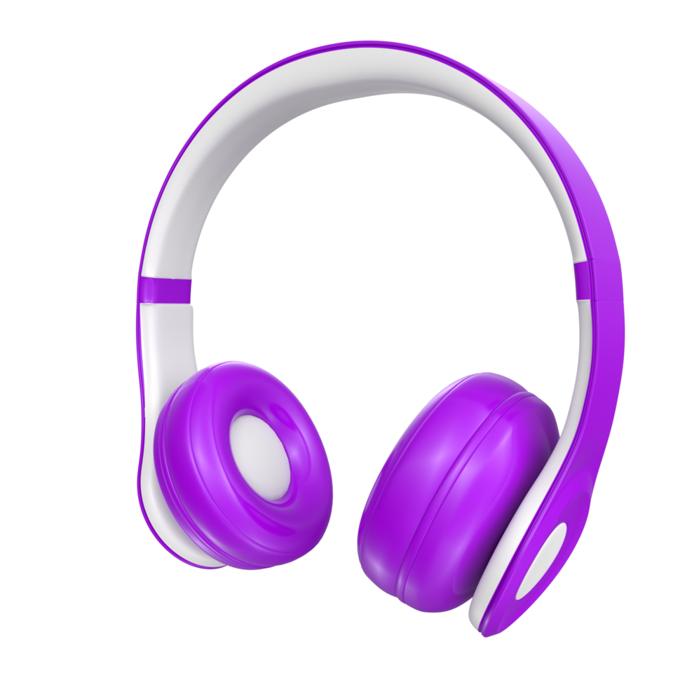 headphones isolated on transparent background png