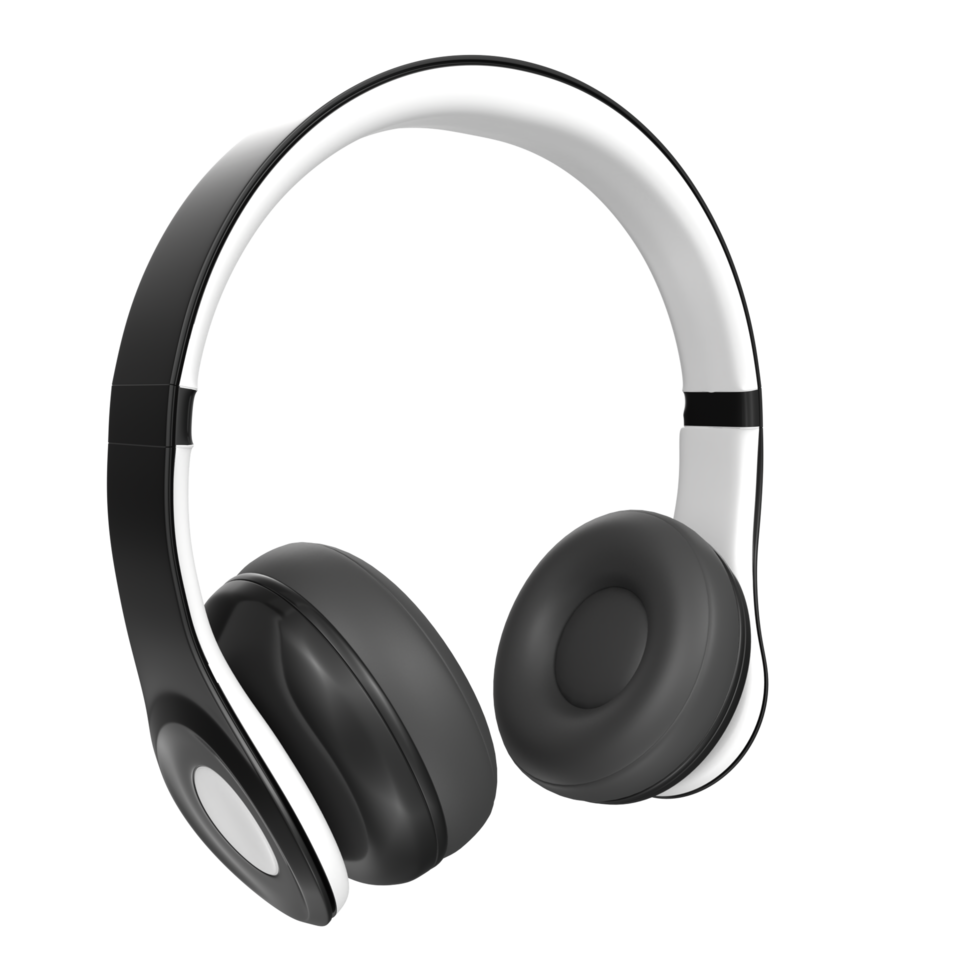 headphones isolated on transparent background png