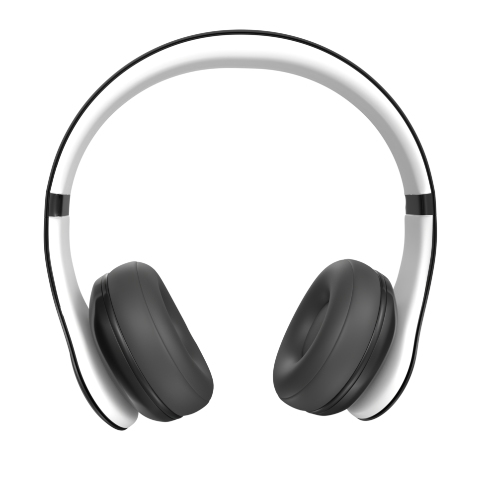 headphones isolated on transparent background png