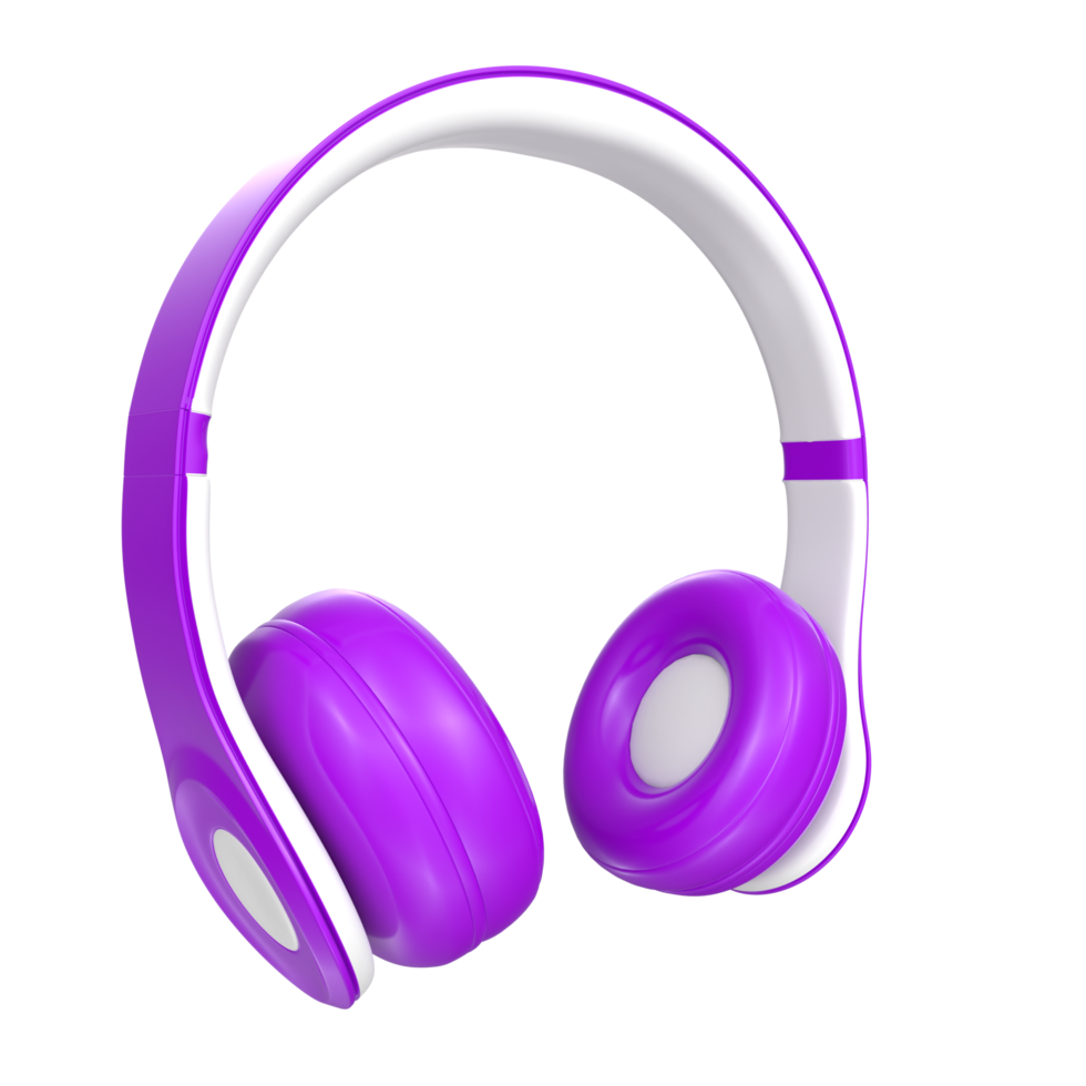 headphones isolated on transparent background png