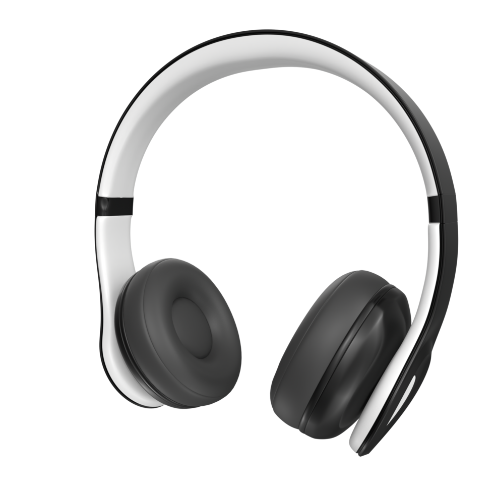 headphones isolated on transparent background png