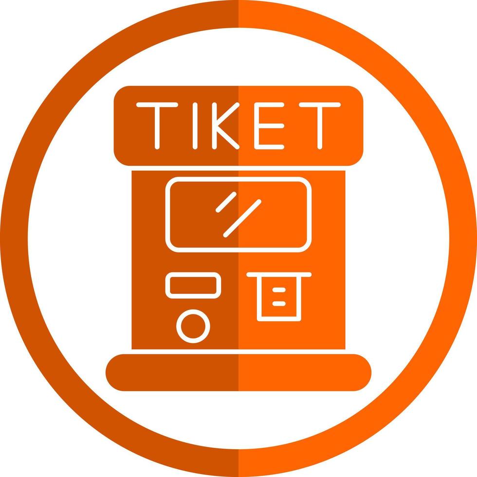 Ticket Machine Vector Icon Design