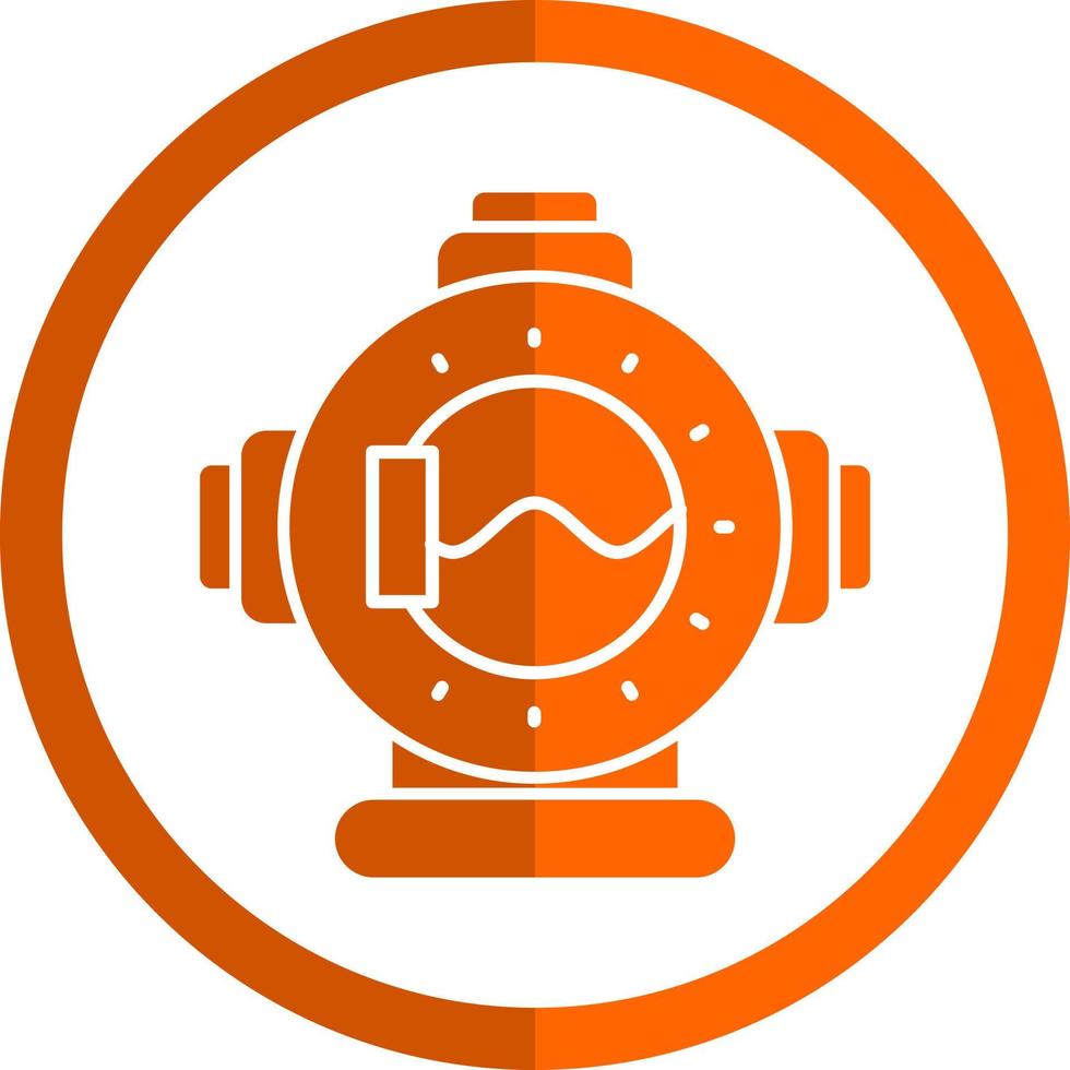 Diving Helmet Vector Icon Design