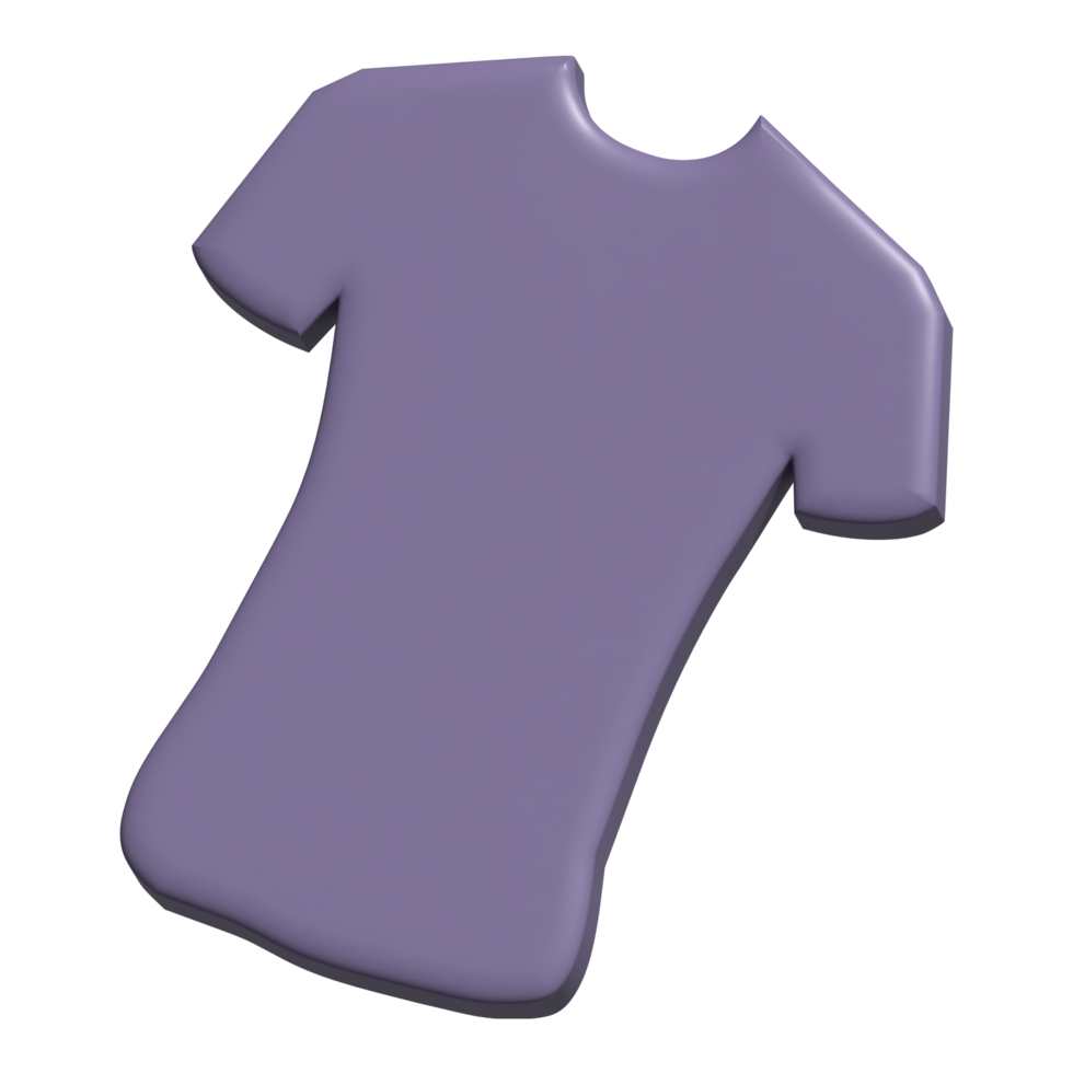 3d icono de camiseta png