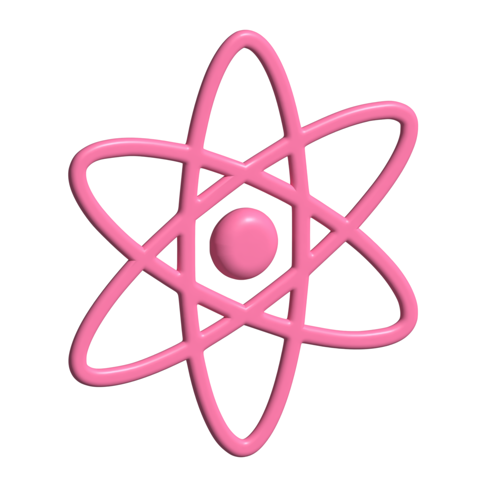 3d Symbol von Atom png