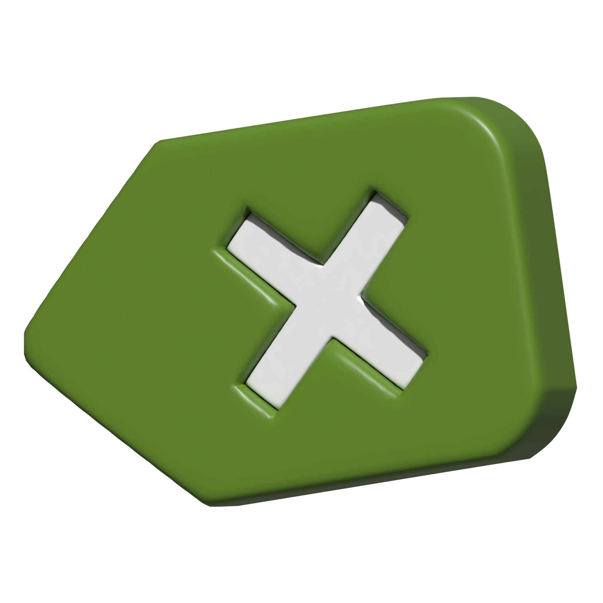 3d icon of delete key 20033008 PNG