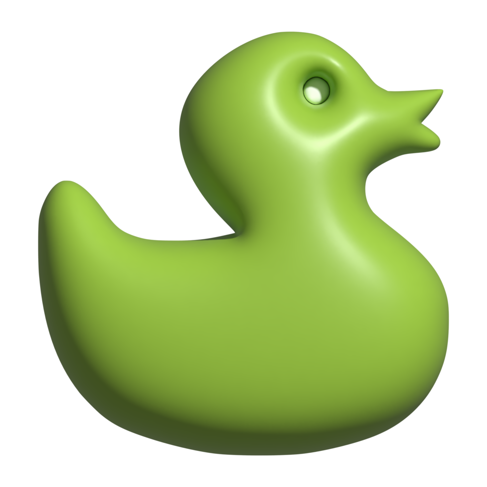 3d icône de canard jouet png