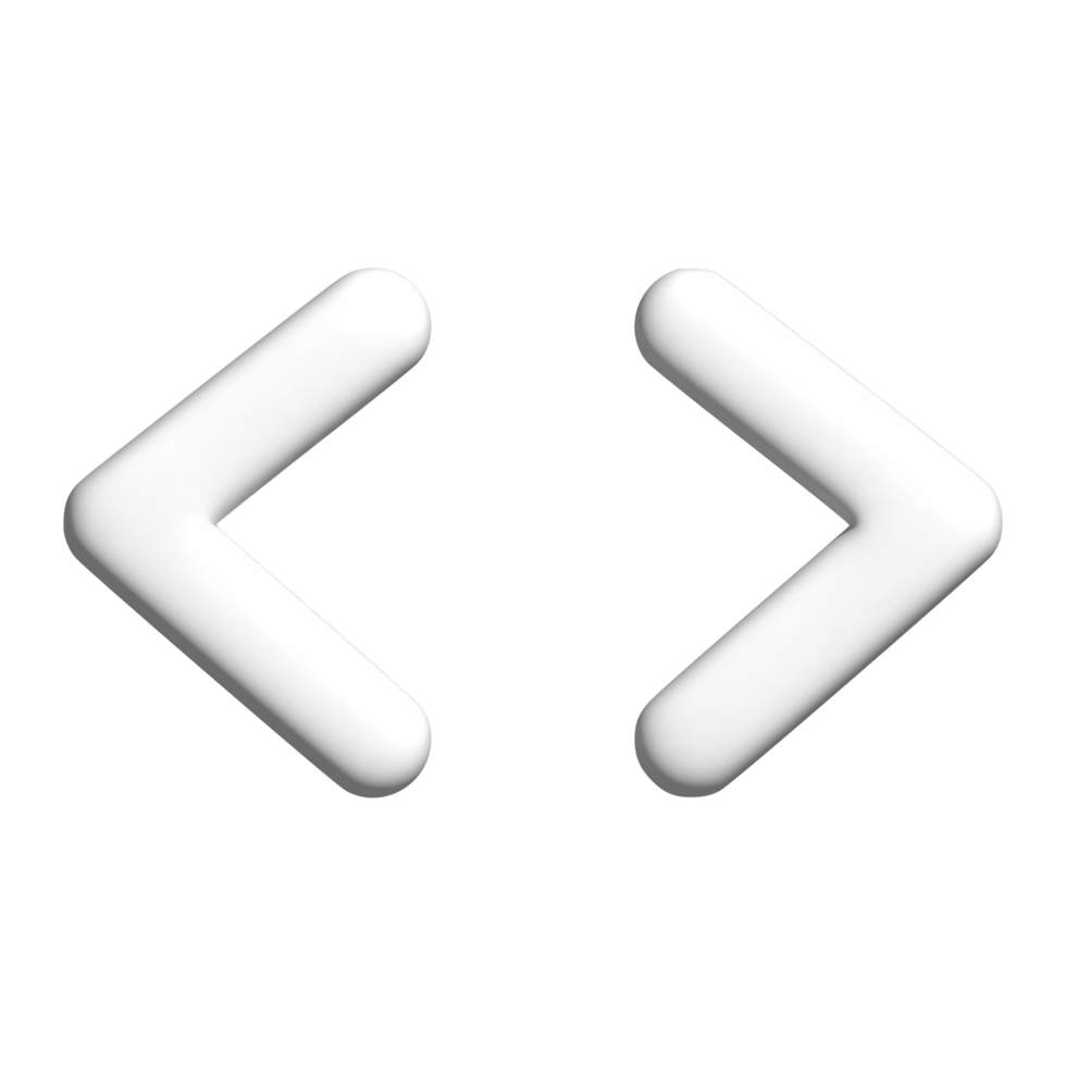 3d icona di freccia codice, codifica, programmatore png