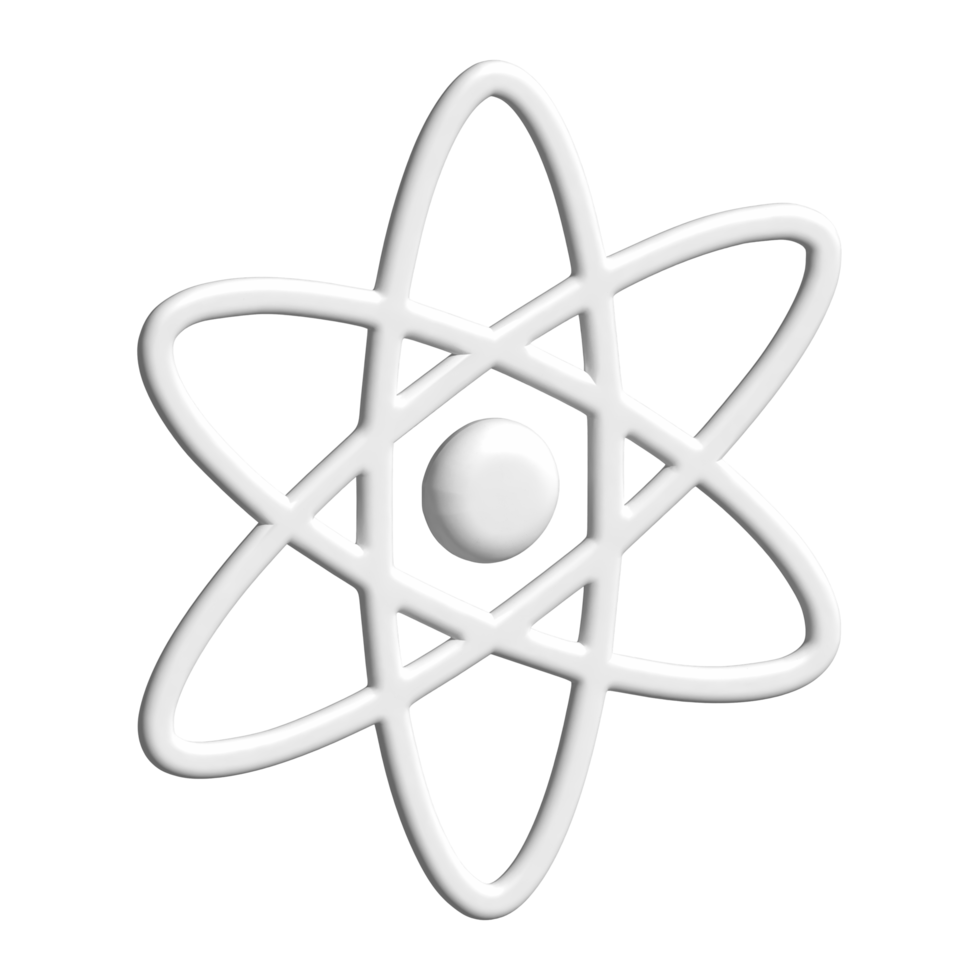 3d Symbol von Atom png