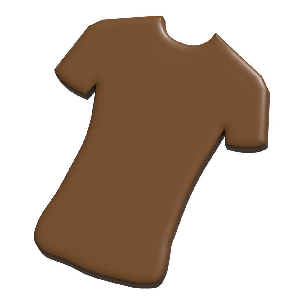 3d icono de camiseta png