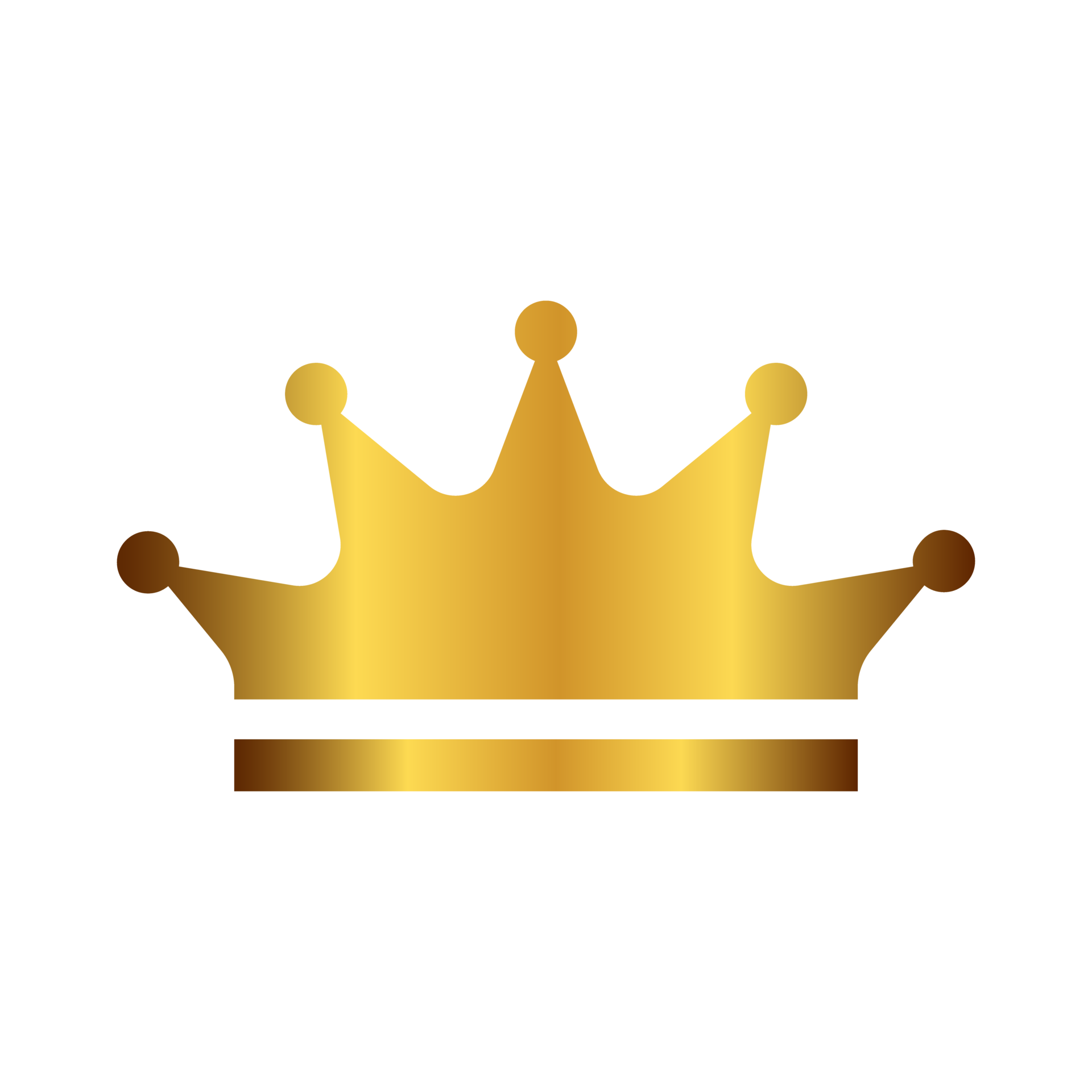 Golden Crown For King And Queen And Success On Transparent Background golden-crown-for-king-and-queen-and-success-on-transparent-background