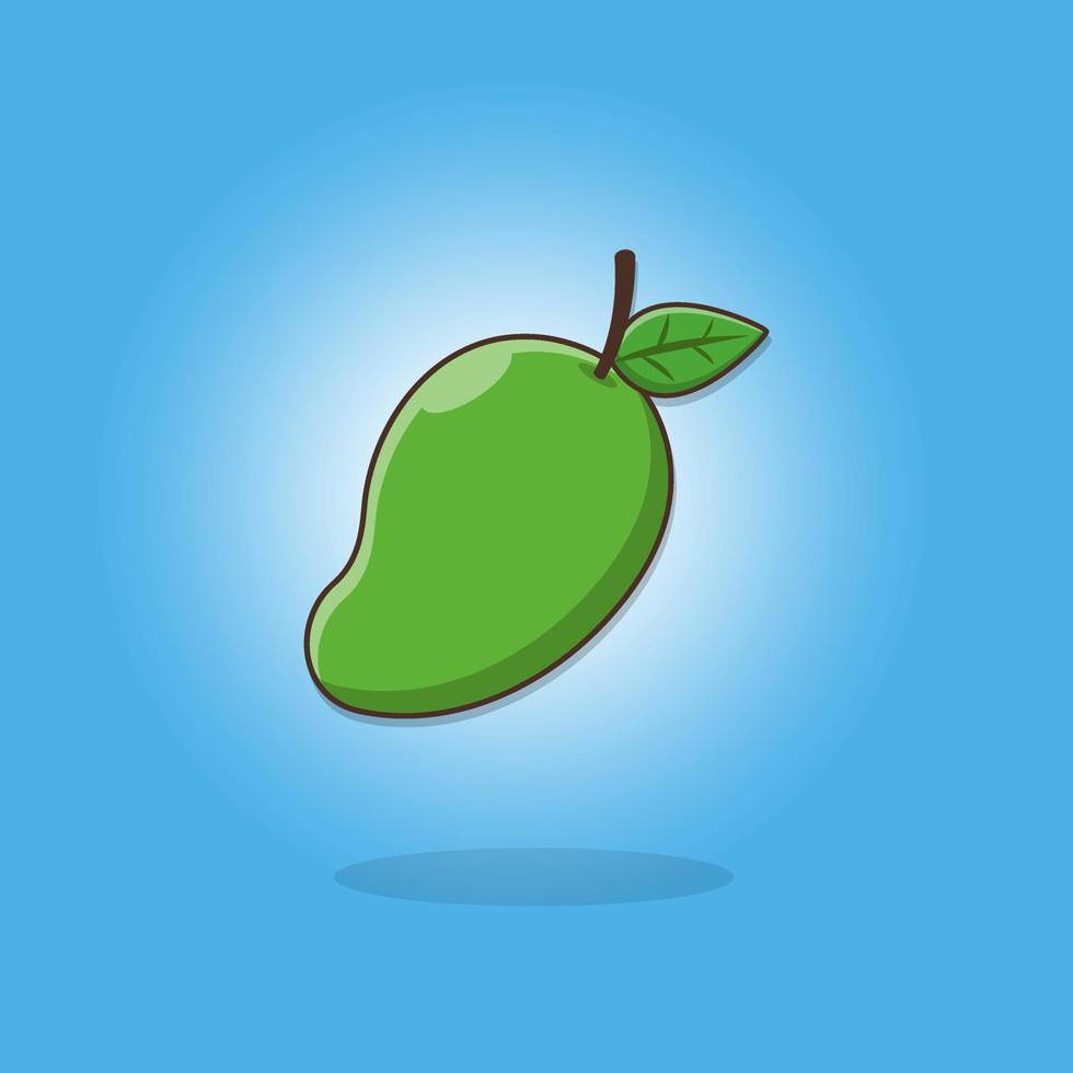 mango Fresco Fruta icono vector