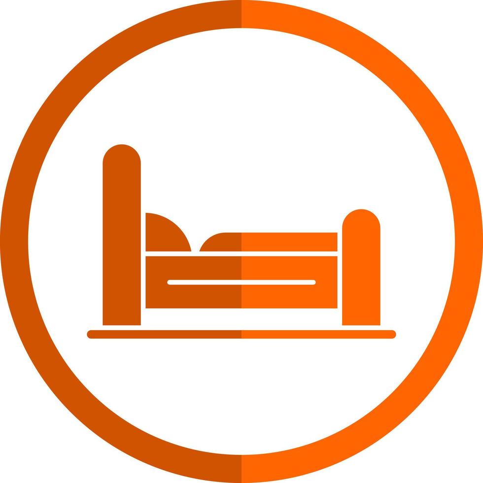 Bed Vector Icon Design