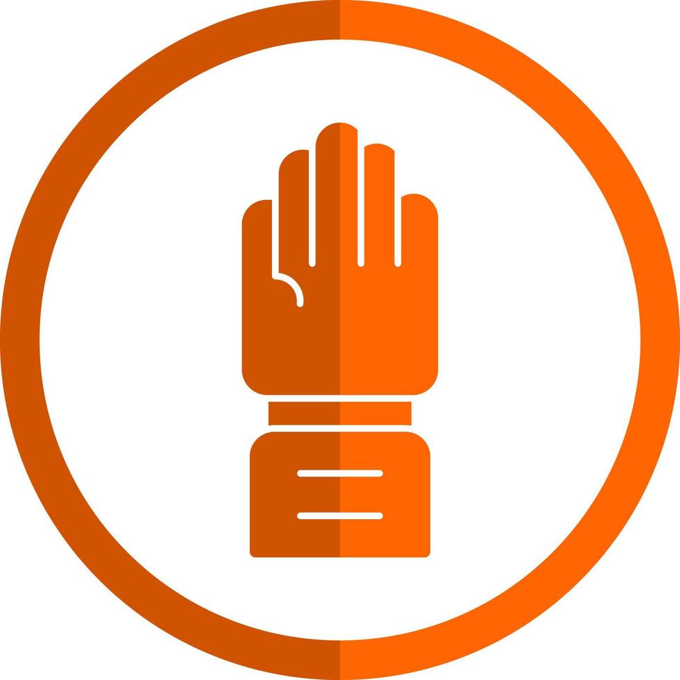 Raise Hand Vector Icon Design