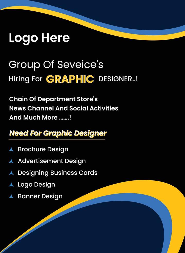 design brochure post vector