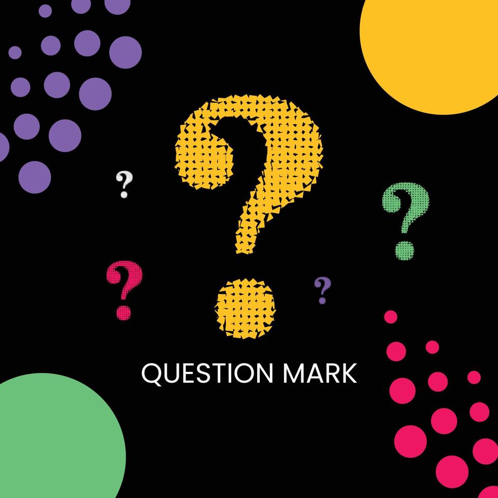 Question mark design vector