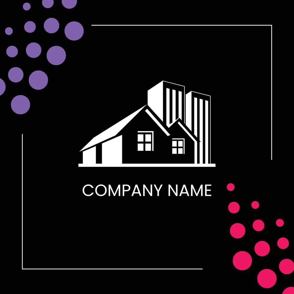 real estate logo vector