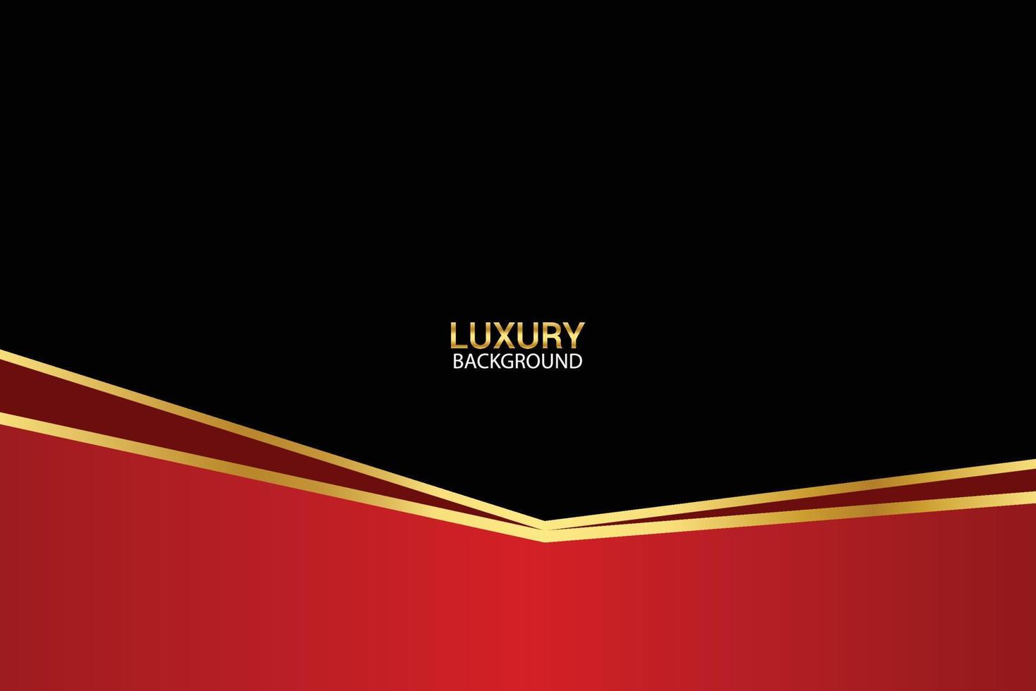 Simple Luxury golden and red background vector design