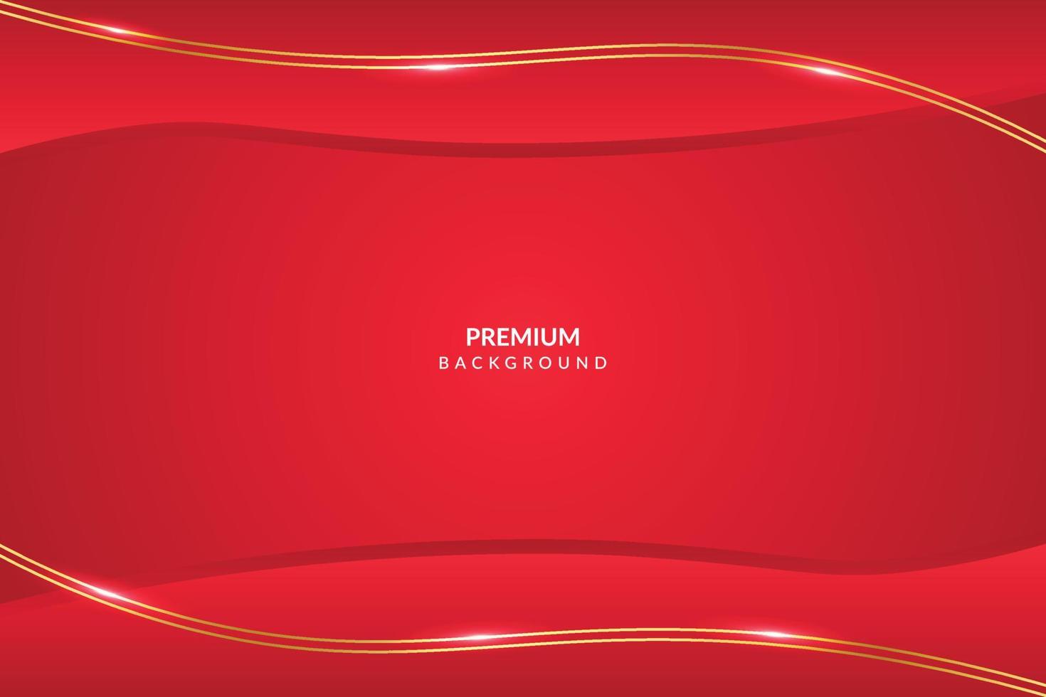 Luxury golden and red background vector design