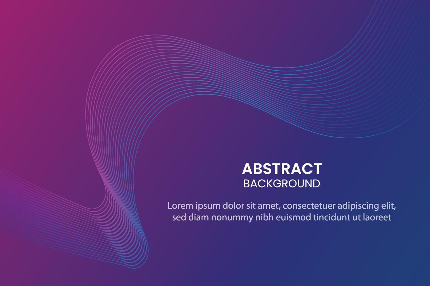 resumen púrpura y azul antecedentes con dinámica líneas. vector