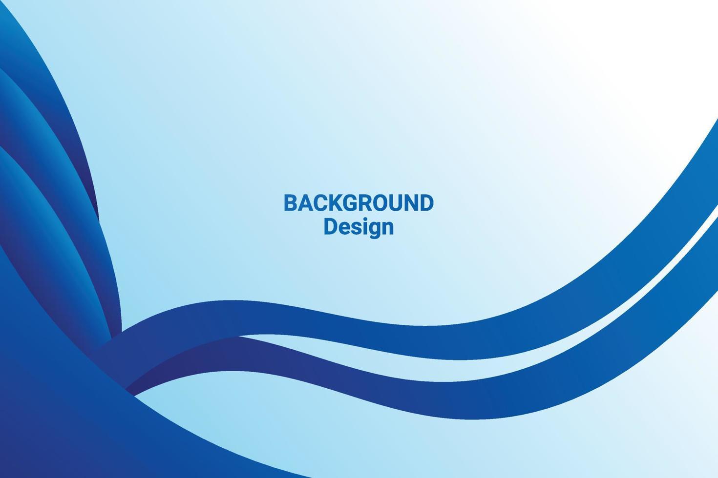 Vector blue wave Modern stylish background design