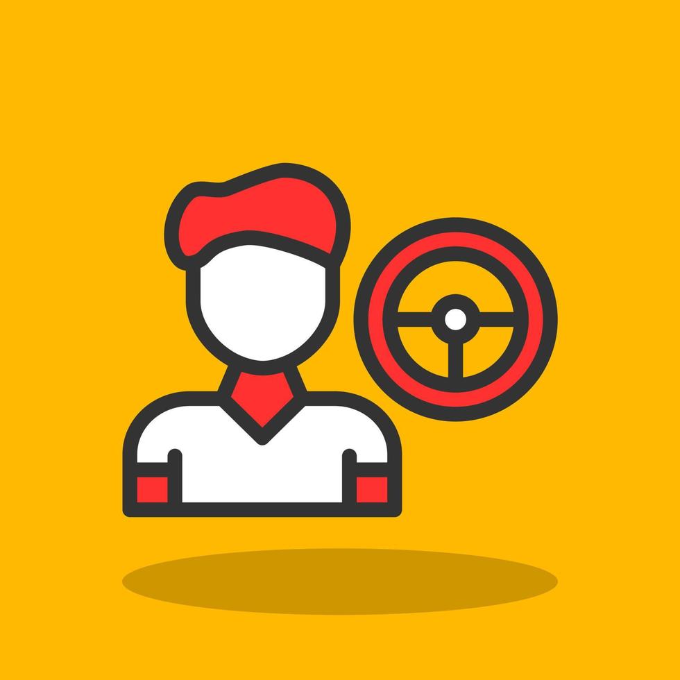 Driving Vector Icon Design