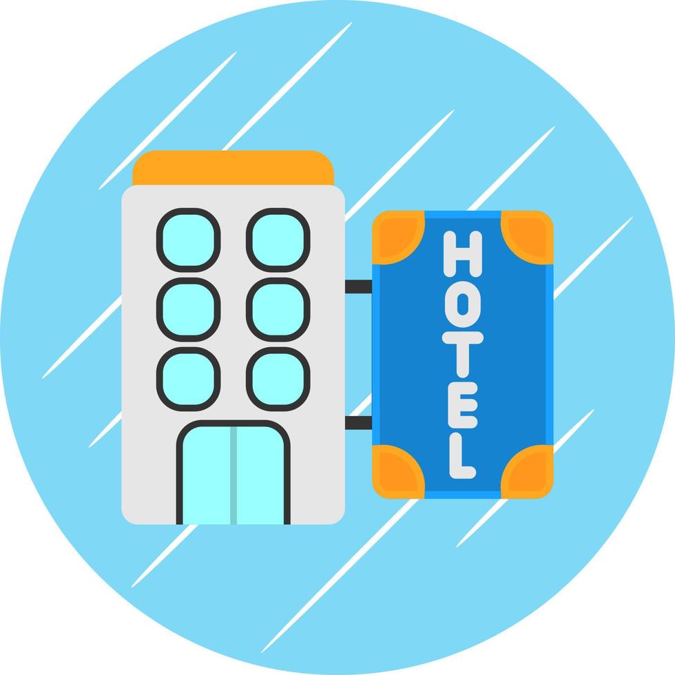 icono de vector de hotel