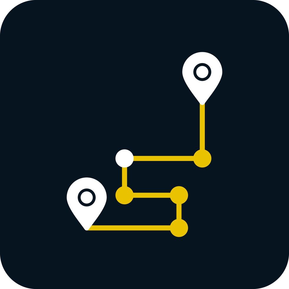 Route Vector Icon Design