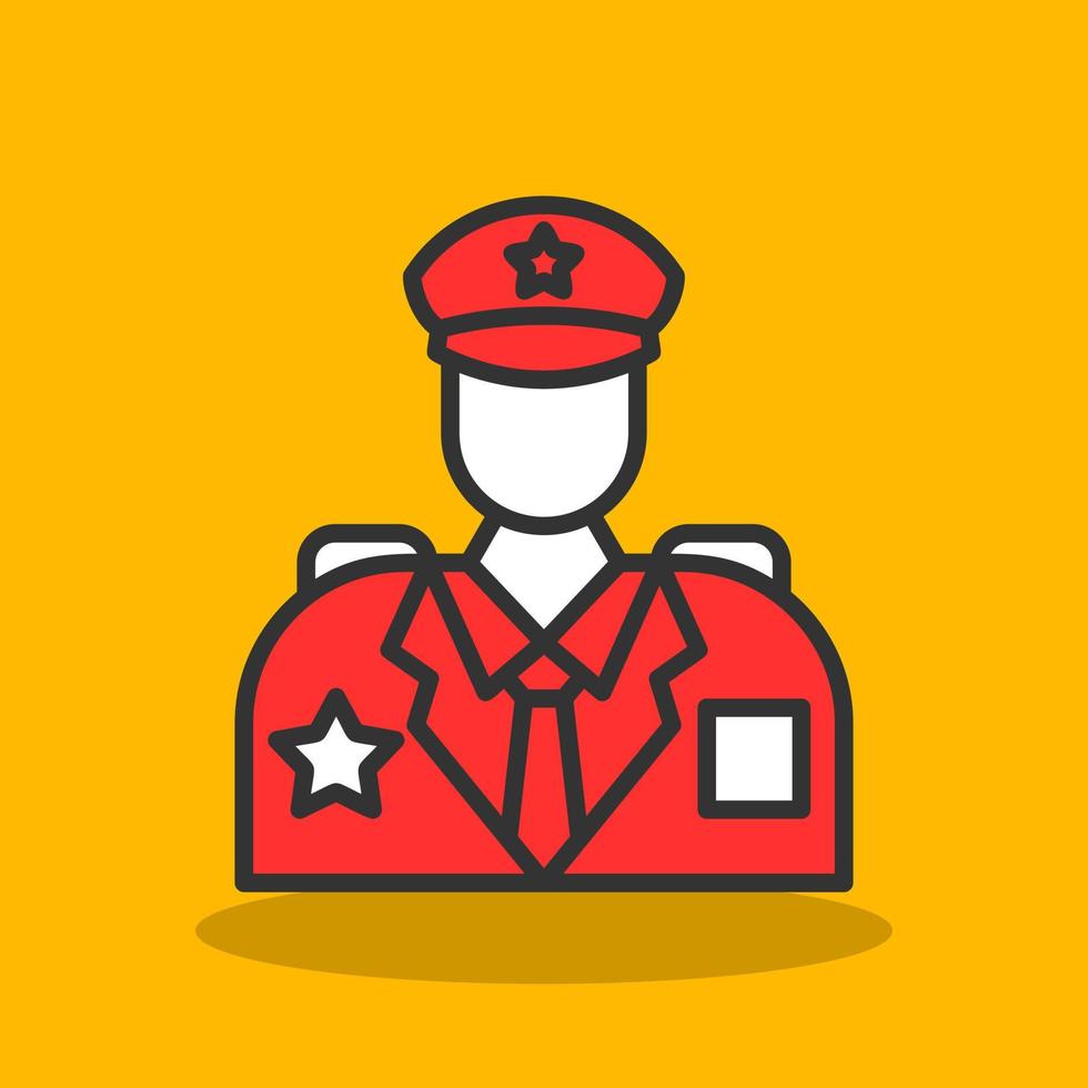 Captain Vector Icon Design
