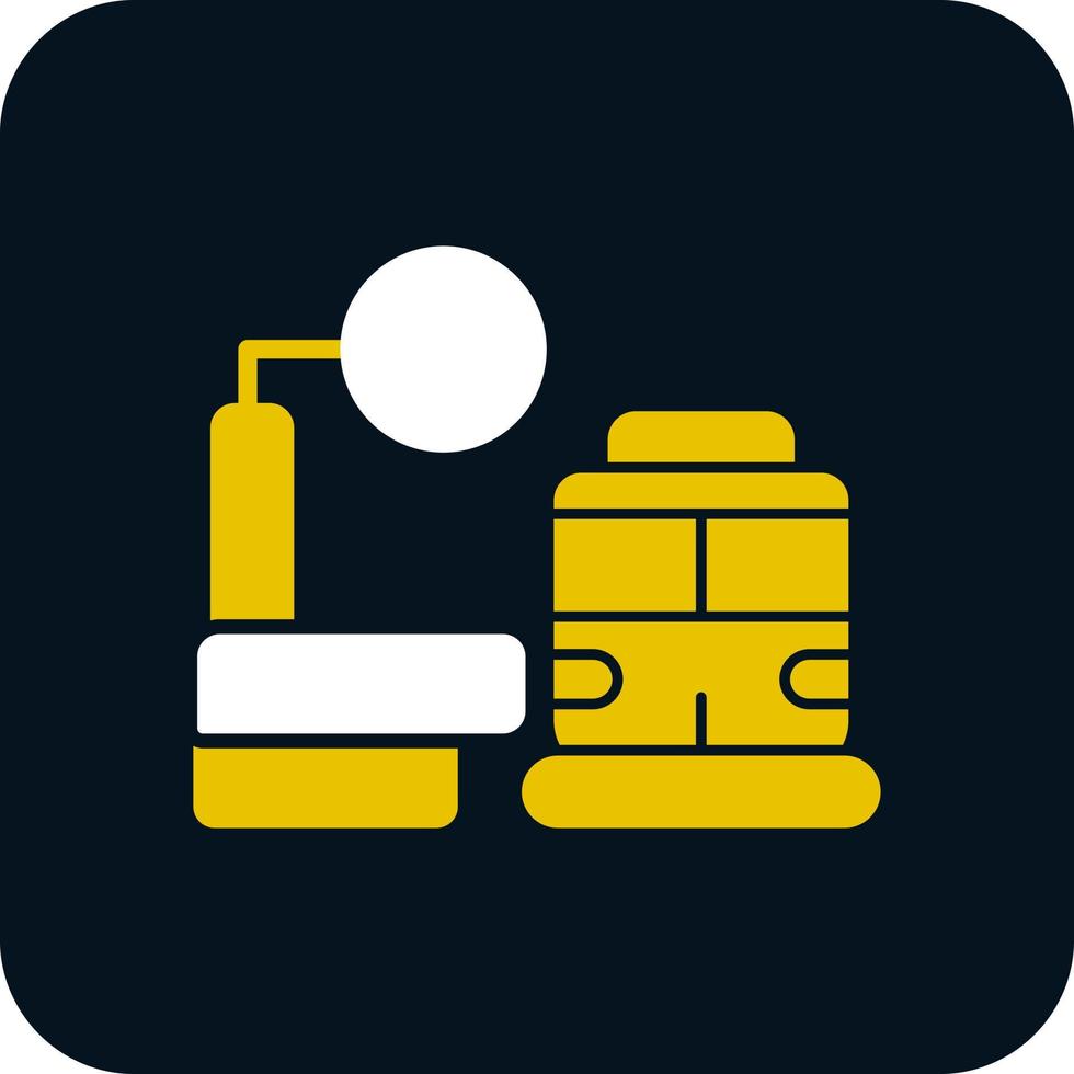 Train Stop Vector Icon Design