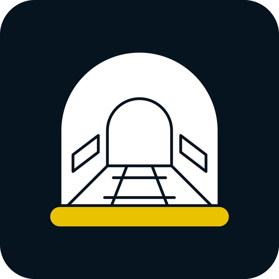 diseño de icono de vector de túnel