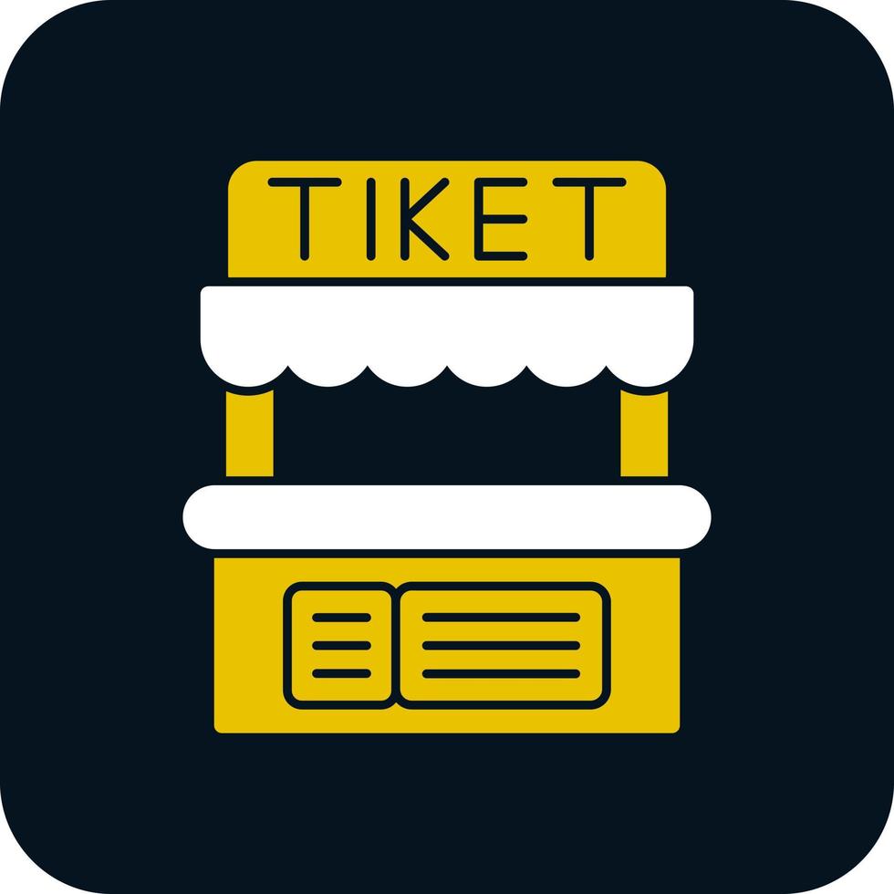 Ticket Office Vector Icon Design