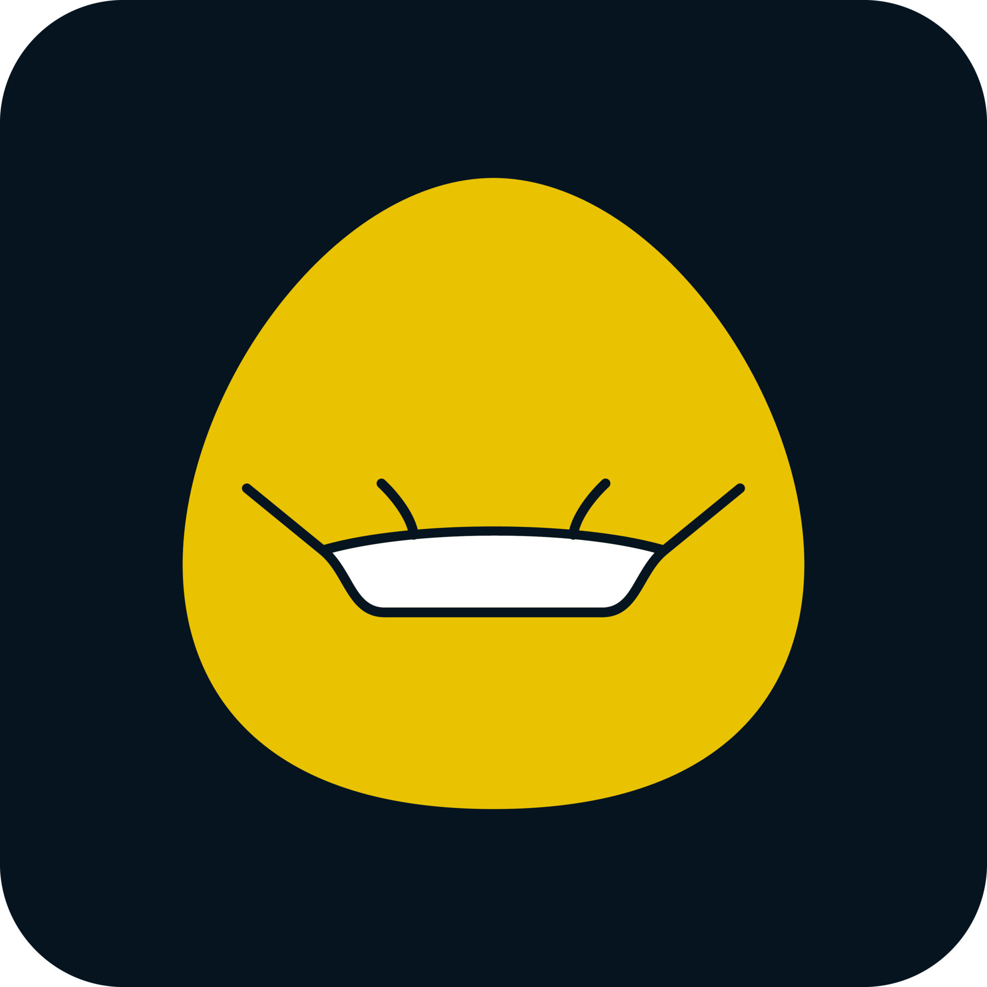 Bean Bag Vector Icon Design 20034454 Vector Art at Vecteezy