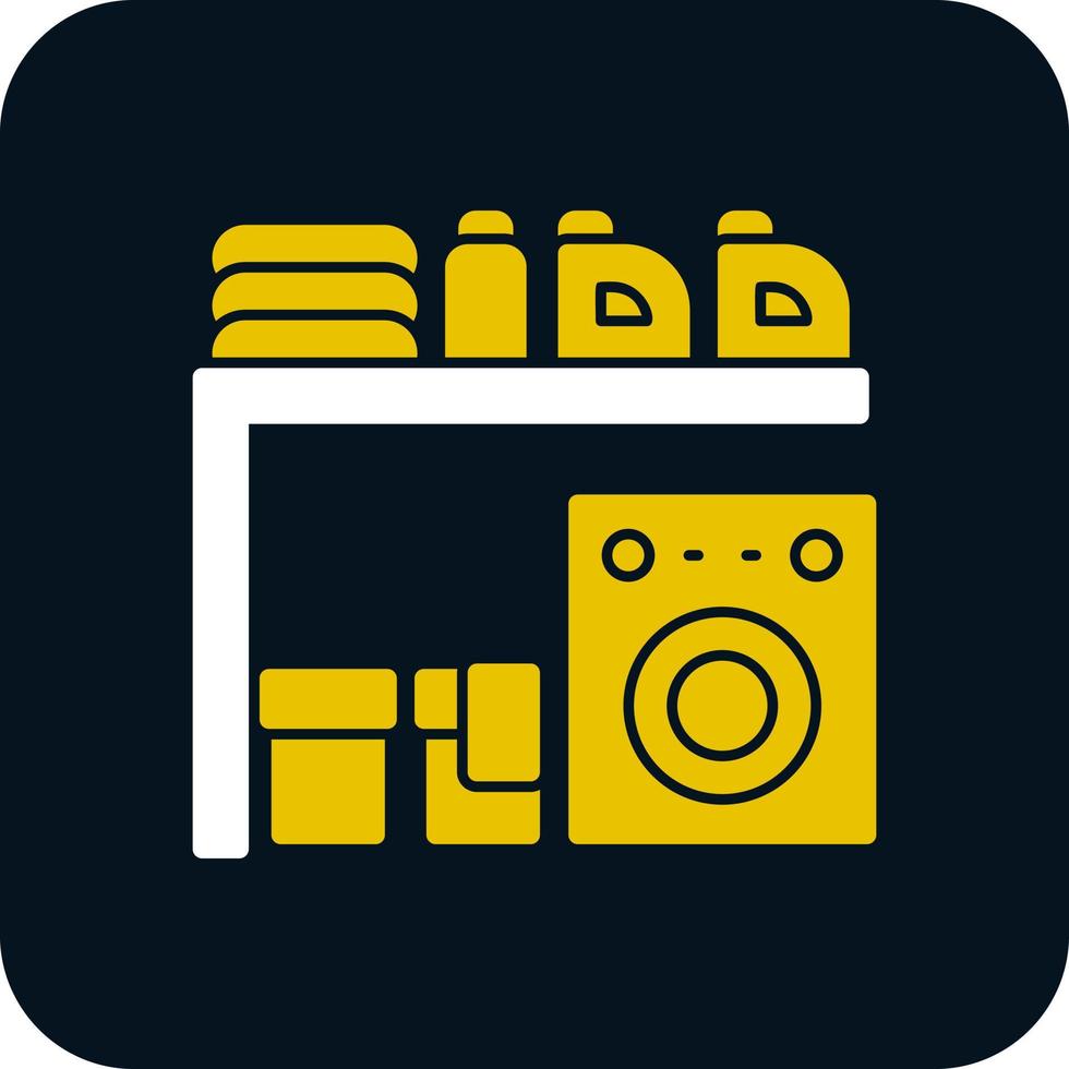 Laundry Room Vector Icon Design