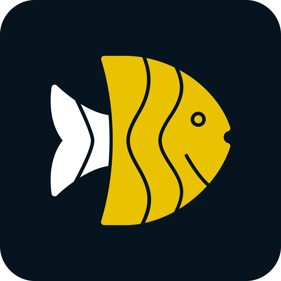 Angelfish Vector Icon Design