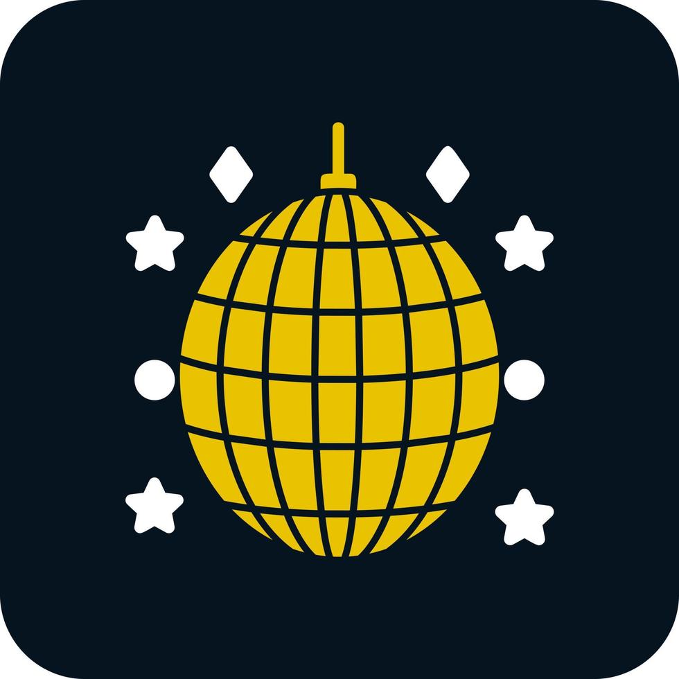 Disco Ball Vector Icon Design