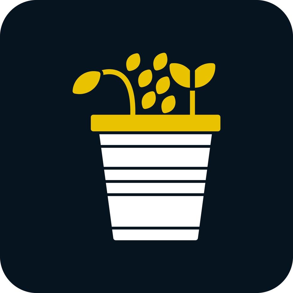 Seeding Vector Icon Design