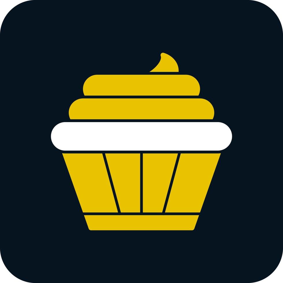 diseño de icono de vector de cupcakes